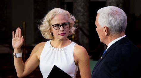 kyrsten sinema nude|Kyrsten Sinemas dress draws attention at Senate swearing